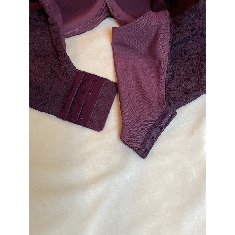 Torrid Curve 360 Back Smoothing Everyday Wire Free Lace Bra Purple 46DD NWT - Picture 4 of 6